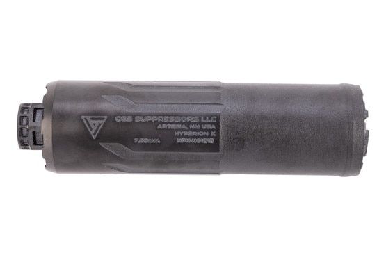 CGS Hyperion K 7.62 3D Printed Titanium suppressor in black